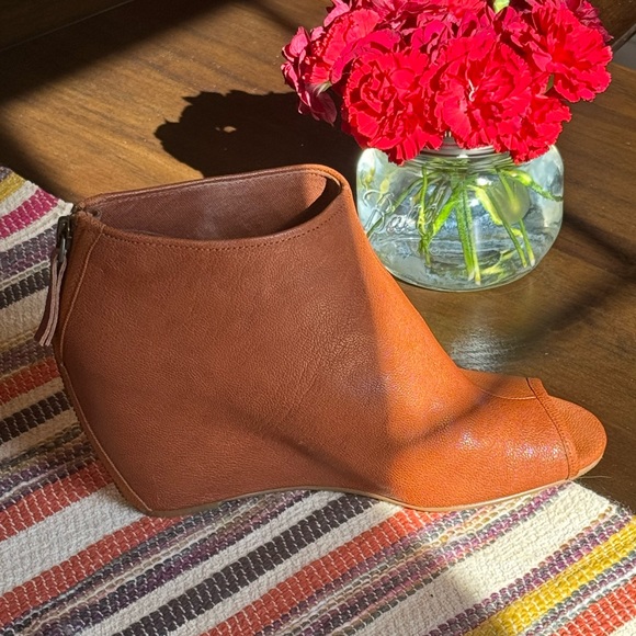 Nine West Open Toe Wedge Bootie 8 - Picture 5 of 7